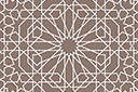 Muursjablonen met herhalende patronen - Alhambra 04a