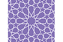 Muursjablonen met herhalende patronen - Alhambra 06a
