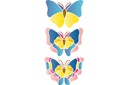 Stencils met vlinders en libellen - Grote vlinders 3
