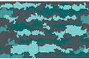 Muursjablonen met herhalende patronen - Digitale camouflage