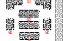 Sjablonen voor hoeken - Grote Keltische set