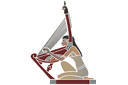 Egyptische sjablonen - Harpist
