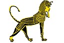 Egyptische sjablonen - Sfinx