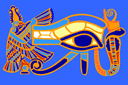 Egyptische sjablonen - Oog van Horus
