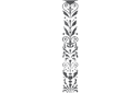Sjablonen met klassieke randen - Empire stijl kolom