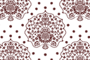 Muursjablonen met herhalende patronen - Behang damast 116