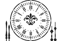 Ronde sjablonen - Wijzerplaat 7