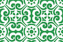 Stencils met vierkante patronen - Marokkaanse tegel 06
