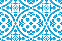 Stencils met vierkante patronen - Marokkaanse tegel 10
