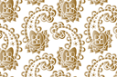 Muursjablonen met herhalende patronen - Paisley behang 122