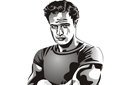 Stencils met historische kunst - Marlon Brando