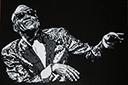 Stencils met historische kunst - Ray Charles