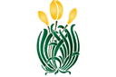 Stencils met tuin- en veldbloemen - Gele tulpen