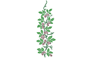 Sjablonen met bladeren en takken - Hopplant