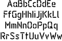 Stencils met teksten en sets letters - Lettertype GOST B