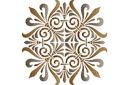 Griekse stijl sjablonen - Grieks medaillon 22