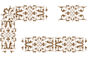 Sets van sjablonen in dezelfde stijl - Veterset 49