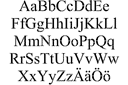 Stencils met teksten en sets letters - Lettertype Times