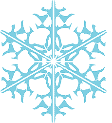 Sneeuwvlok XIII - sjabloon voor decoratie