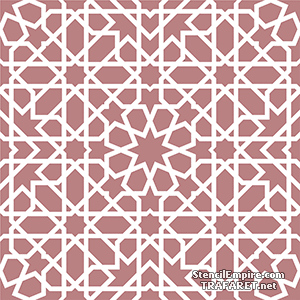 Alhambra 07a - sjabloon voor decoratie