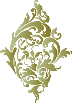 Motief acanthus 3 (Stencils met klassieke motieven)