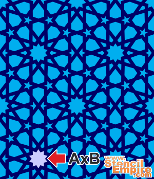 Arabesk behang 23 - sjabloon voor decoratie