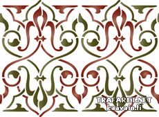 Arabesque rand 24 - sjabloon voor decoratie