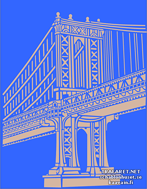 Manhattan brug - sjabloon voor decoratie