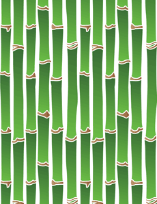 Bamboe behang 1 - sjabloon voor decoratie