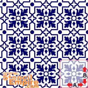 Paleis behang B - sjabloon voor decoratie