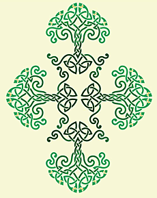 Kruis - sjabloon voor decoratie