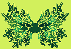 Druïde - sjabloon voor decoratie
