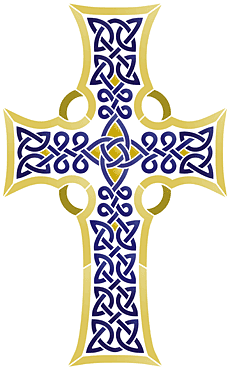 Jona's kruis - sjabloon voor decoratie