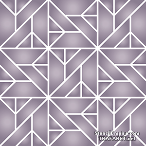 Geometrische tegels 04 - sjabloon voor decoratie