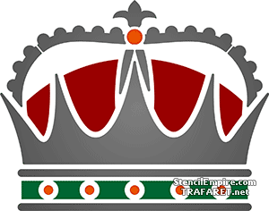 De kroon van de tsaar 01 - sjabloon voor decoratie