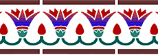 Lotusrand 2 (Egyptische sjablonen)