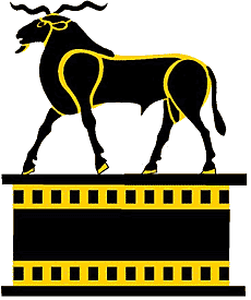 Dieren god - sjabloon voor decoratie