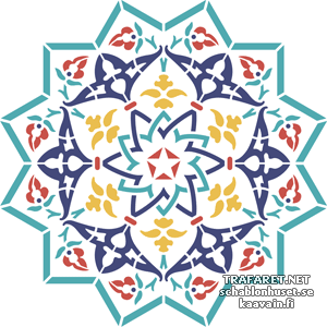 Arabesk 106a - sjabloon voor decoratie