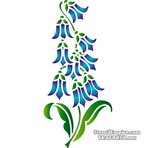 Een handvol klokjesbloemen - sjabloon voor decoratie