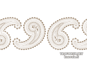 Paisley ornament 152b - sjabloon voor decoratie