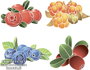Wilde Bes - sjabloon voor decoratie