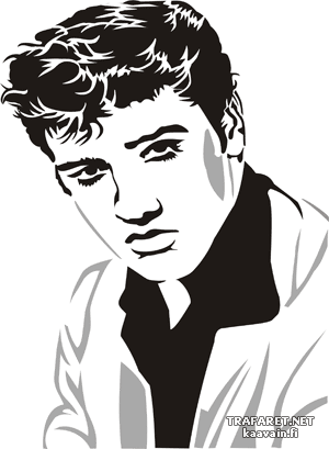 Elvis - sjabloon voor decoratie