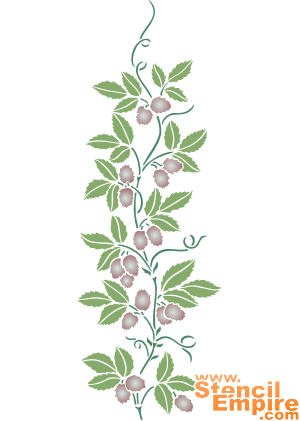 Hopplant - sjabloon voor decoratie