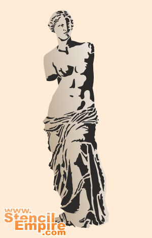 Venus van Milo - sjabloon voor decoratie