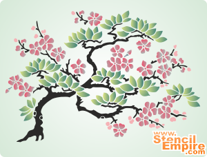 Sakura 2 - sjabloon voor decoratie