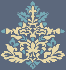 Renaissance patroon 2 - sjabloon voor decoratie