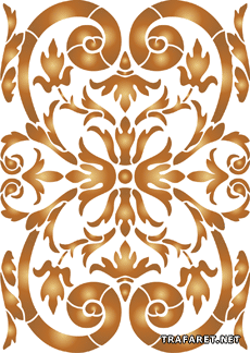 Renaissance tapijt 2 - sjabloon voor decoratie