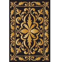 Renaissance paneel - sjabloon voor decoratie