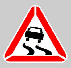 Gladde weg - sjabloon voor decoratie