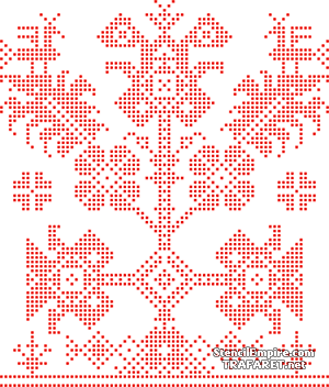 Russisch borduurwerk 013 - sjabloon voor decoratie